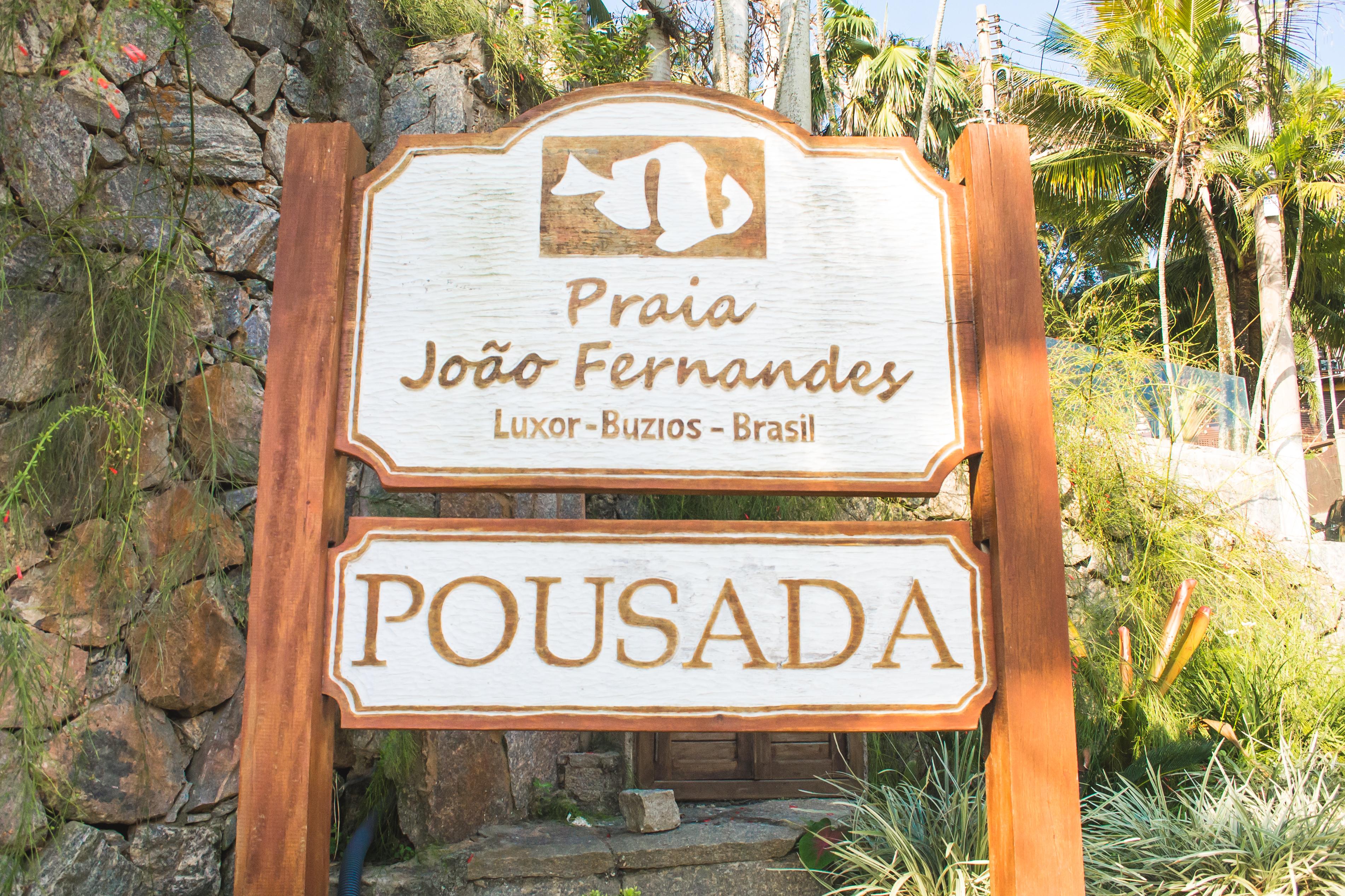 Pousada Praia João Fernandes Búzios Exterior foto Pousada sign