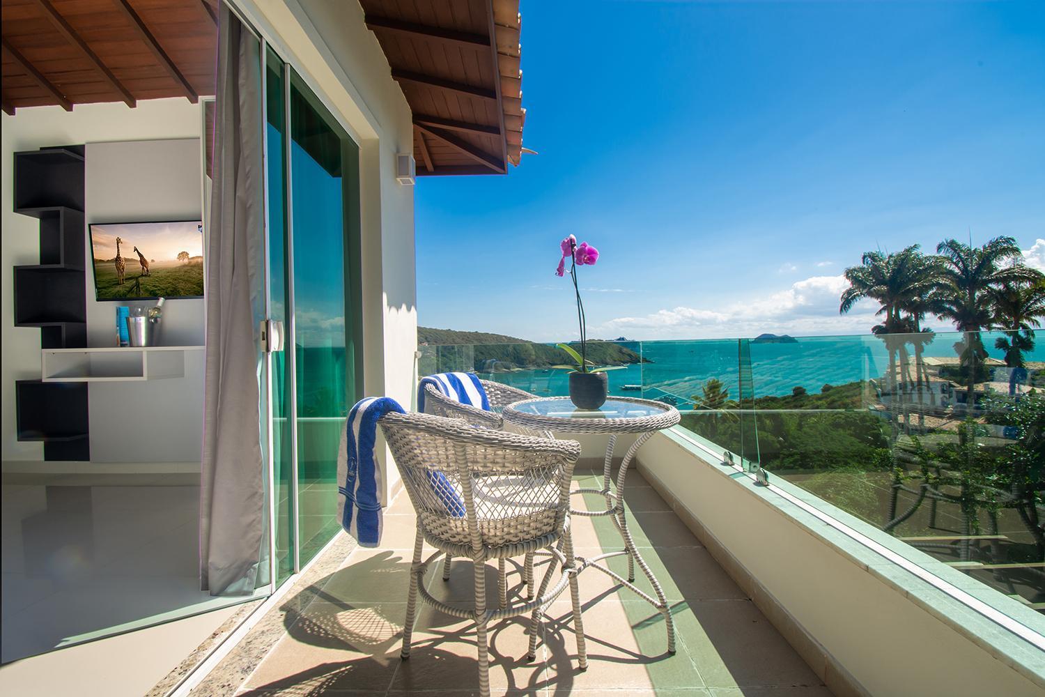 Pousada Praia João Fernandes Búzios Exterior foto A balcony